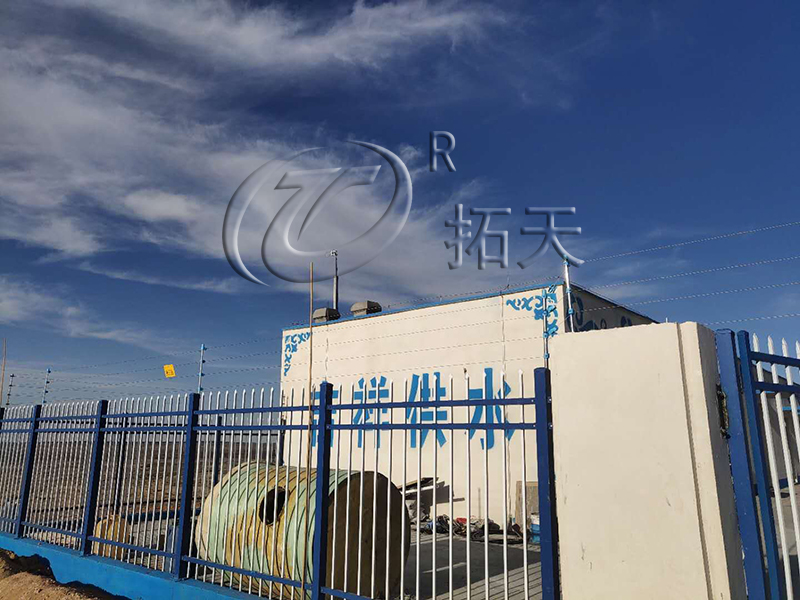 內(nèi)蒙古巴彥淖爾市自來(lái)水廠脈沖圍欄案例